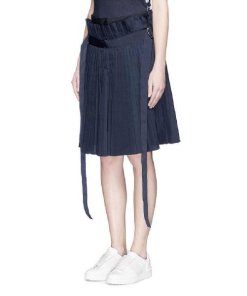 Sacai Luck Pleated Poplin Culottes