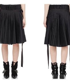 Sacai Luck Pleated Poplin Culottes