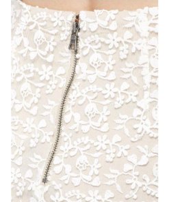 Alice + Olivia Misha Embroidered Lace Maxi Skirt