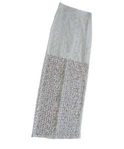 Alice + Olivia Misha Embroidered Lace Maxi Skirt