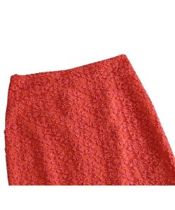 Alice + Olivia Misha Embroidered Lace Maxi Skirt
