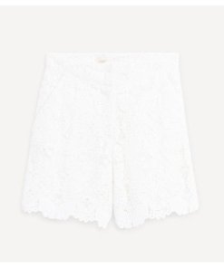 Maje Ianis Guipure Lace Shorts