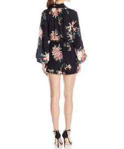 Rachel Zoe Ariel Kiku Print Romper