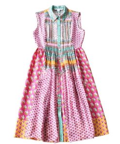 Diane von Furstenberg Nieves Printed Silk Shirtdress
