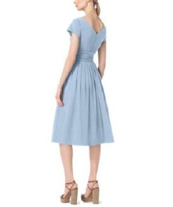 Michael Kors Collection Tie-Waist Cotton-Poplin Dress
