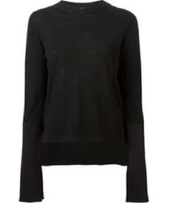 Celine Crewneck Fine Knit Cashmere Sweater