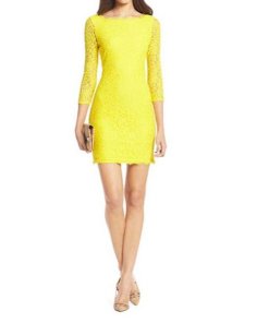 Diane von Furstenberg Julianna Lace Wrap Dress