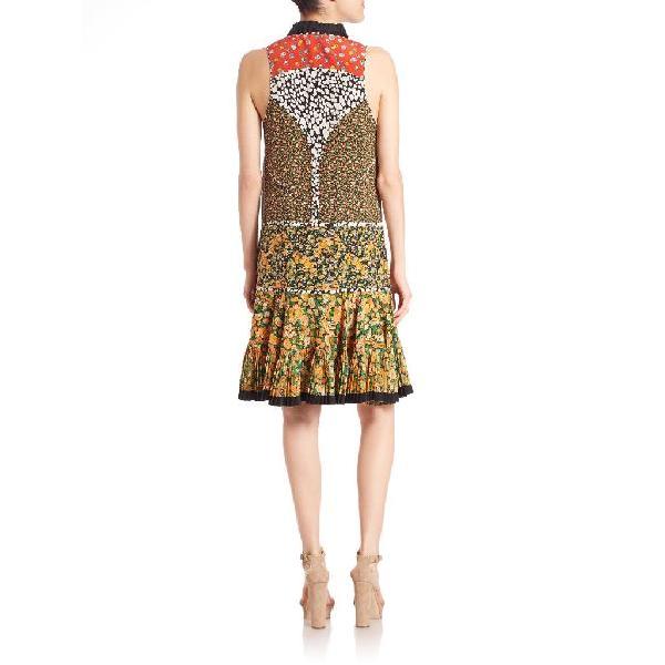 knee length dresses for ladies Floral Frill Trim Flounce Sleeve Plunge Maxi Dress – The Enchanted Coach,  LLC