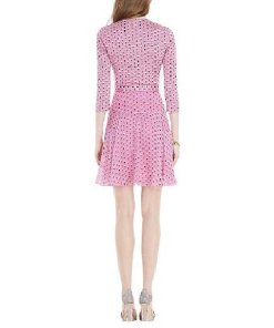 Diane von Furstenberg Irina Silk and Chiffon Wrap Dress