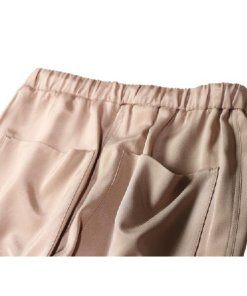 Brunello Cucinelli Silk Drawstring Track Pants