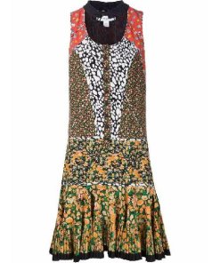Coach 1941 Long Floral Front Placket Dress