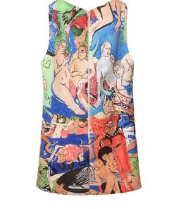 Alice + Olivia x Domingo Zapata CFDA Printed Mini Dress