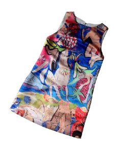 Alice + Olivia x Domingo Zapata CFDA Printed Mini Dress