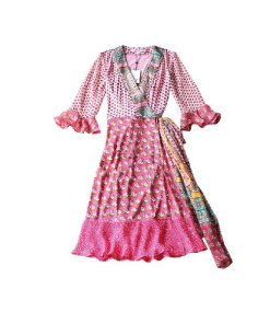 Diane von Furstenberg Nieves Printed Silk-Jersey & Chiffon Wrap Dress