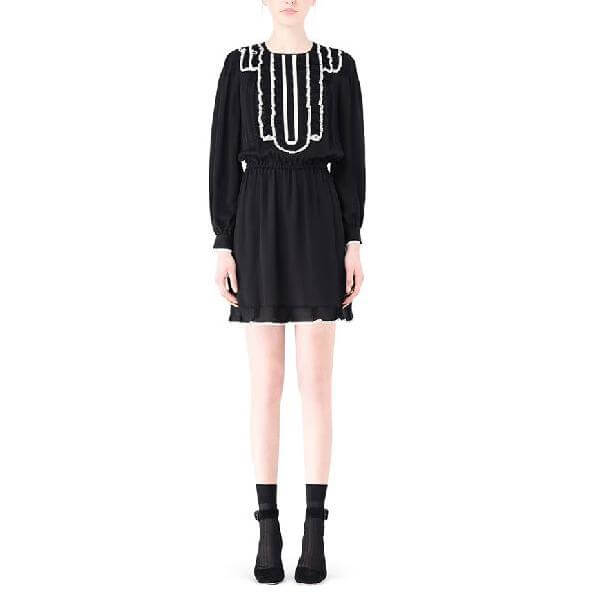 red valentino grey dress Valentino main image 1