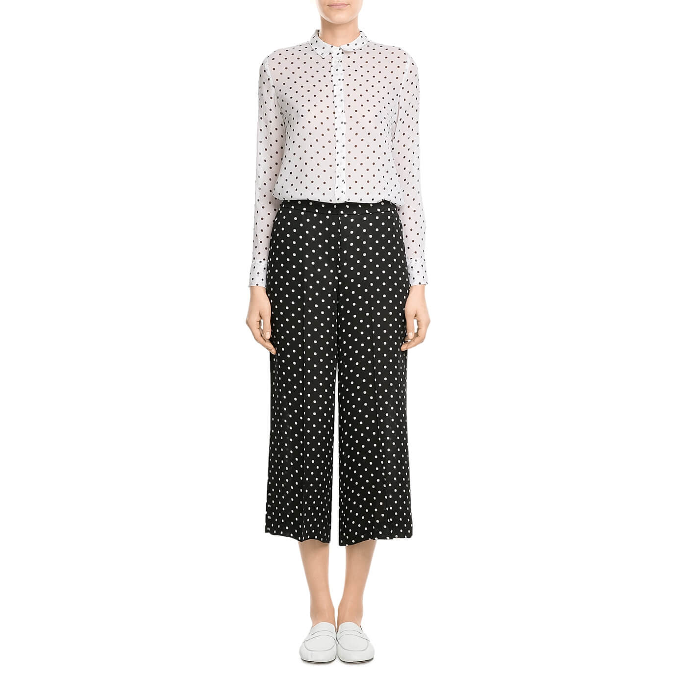 Theory-Biritta-Polka-Dot-Silk-Crepon-Blouse