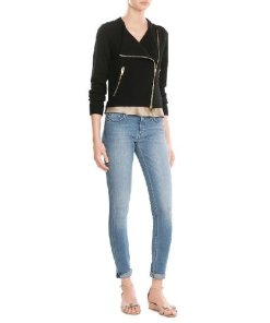 Burberry Brit Wool Biker-Style Jacket
