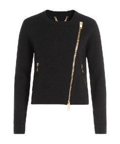 Burberry Brit Wool Biker-Style Jacket