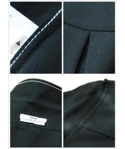 Edun Contrast Stitching Silk Crepe Shirt