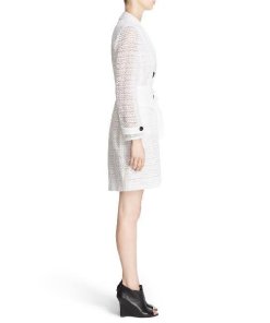 Burberry London Rookwood Crocheted Lace Trenchcoat