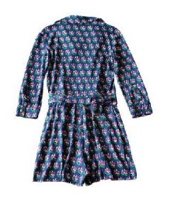 Diane von Furstenberg Celeste Floral Print Silk Wrap Romper