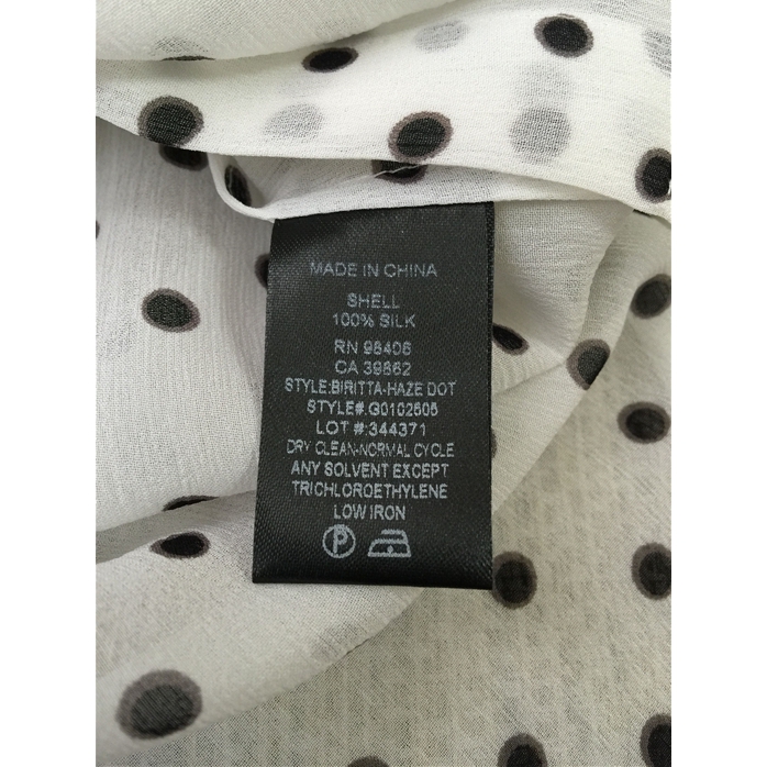 Theory Biritta Polka-Dot Silk-Crepon Blouse