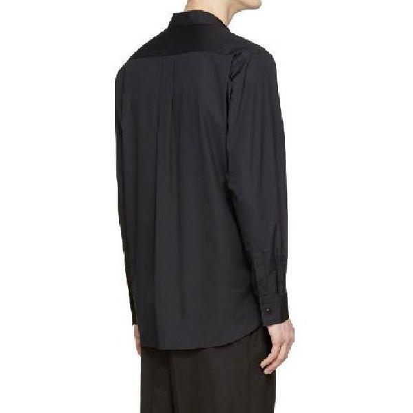 Yohji Yamamoto Embroidered Flowers Shirt