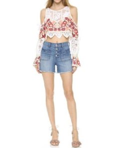 For Love and Lemons Cecelia Crop Top