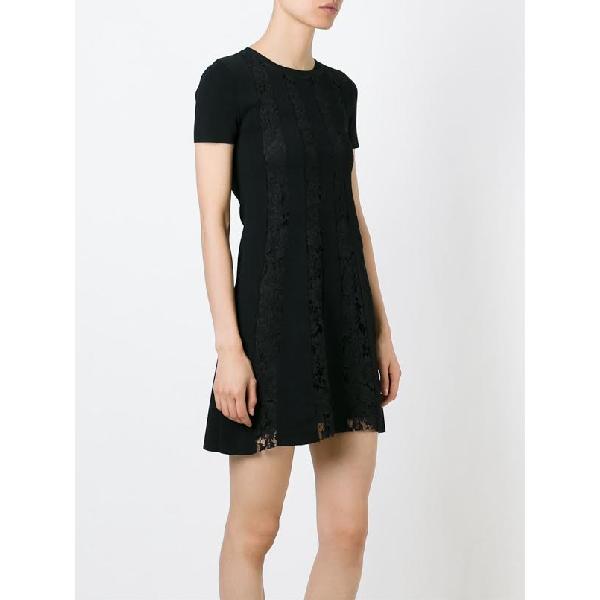 30% extra off] Valentino Guipure Lace Stripe Knit Dress  evaChic