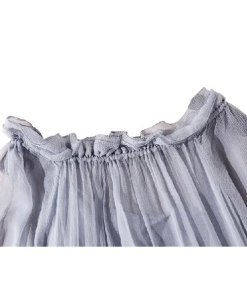 Chloe Ruffled Lace-Appliqued Silk-Crepon Blouse
