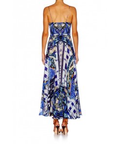 blue front tie dress Rosie Assoulin Women's Stripe Tie Shirtdress - Blue Stripe main image 1