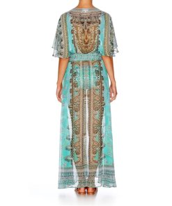 Camilla Traje De Luce Vneck Split Front Long Dress