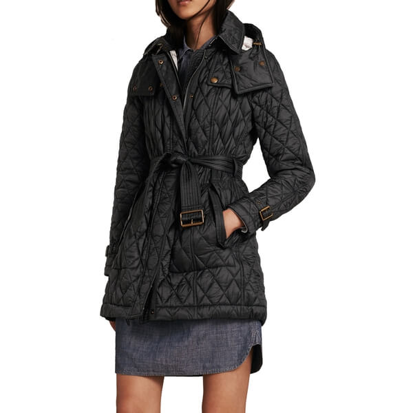 Burberry Brit Finsbridge Long Quilted Coat – evaChic
