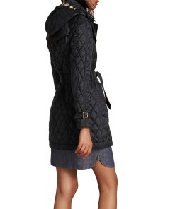 Burberry Brit Finsbridge Long Quilted Coat
