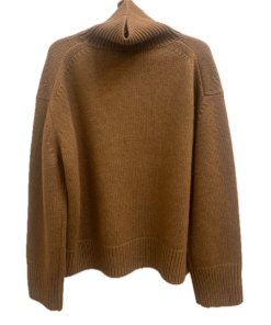 Celine turtleneck oversized cashmere sweater brown