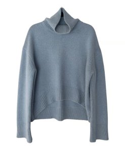 Celine-Oversized-Cashmere-Sweater-blue
