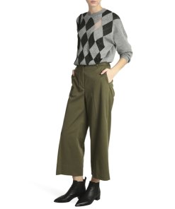 Alexander Wang Crewneck Argyle Sweater