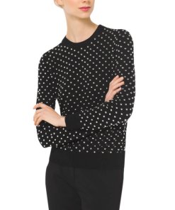 Michael Kors Collection Studded Cashmere Sweater