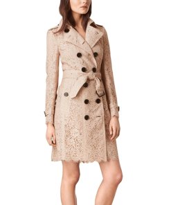 Burberry London Cotton Lace Trenchcoat