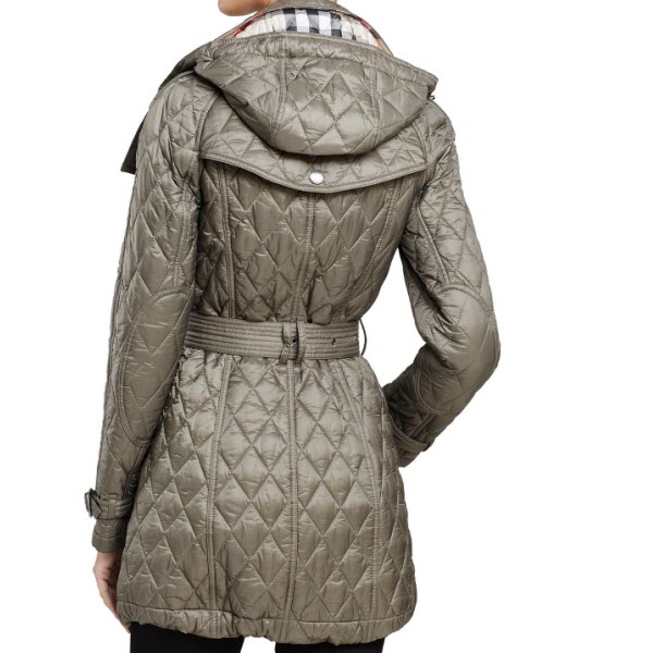 Burberry Brit Finsbridge Long Quilted Coat - Image 4