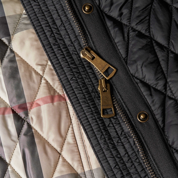 Burberry Brit Finsbridge Long Quilted Coat