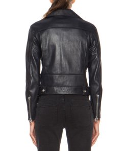 Acne Studios Mock Leather Biker Jacket