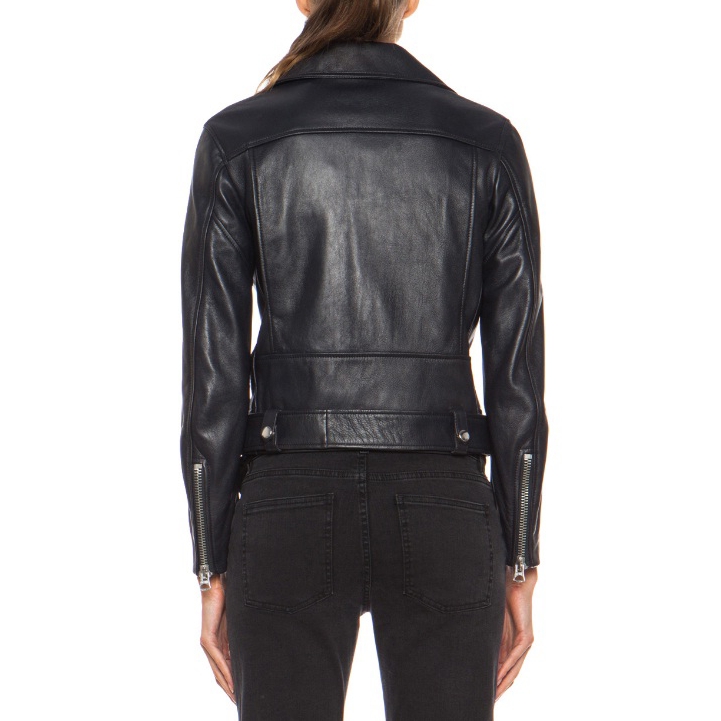 Acne Studios Mock Leather Biker Jacket – evaChic