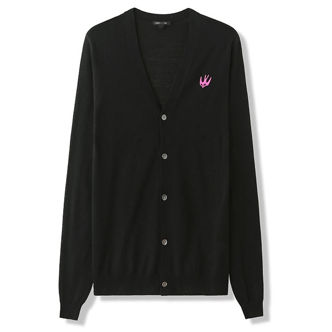 30% extra off] McQ Alexander Mcqueen Embroidered Swallow Cardigan