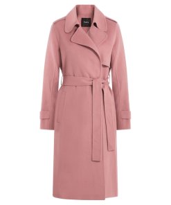 Theory Double-Face Wool-Cashmere Trench Coat