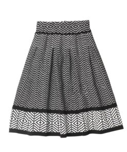 Maje Jupon Jacquard Knit Mini Skirt