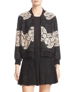 Alice + Olivia Felisa Bomber Jacket