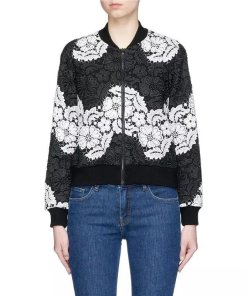 Alice + Olivia Felisa Bomber Jacket