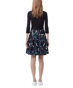Diane von Furstenberg Jewel Silk Combo Wrap Dress