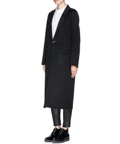Acne Studios Foin Doublé Wool-Cashmere Long Coat